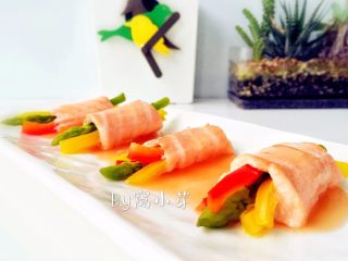 6、彩蔬鱼片卷,开动吧........