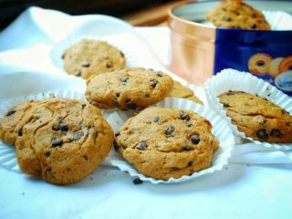 12、红糖巧克力曲奇,成品。