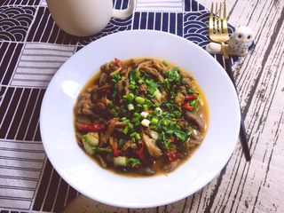 12、菌类下饭菜,美味下饭的肉菌菜就好啦。