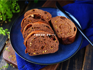 11、黑醋烤时蔬,备好可可红枣面包；