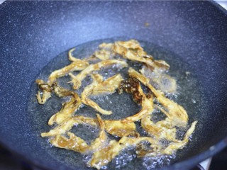 11、干炸鲜蘑,再复炸一遍