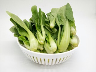 4、绿色美食+大杂烩年糕汤,小青菜200克