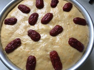 13、南瓜发糕,发至二倍大取出