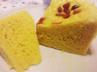 6、南瓜发糕,切片开吃～