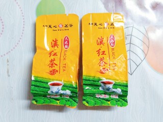 10、烧仙草红豆奶茶,准备好两小包干红茶叶！