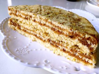 22、桂花玉米粉重阳糕,再来一张，夹心红糖跟金黄的玉米粉红黄相间，美美的！