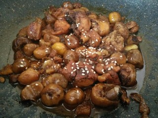 16、红烧鸡块,大火收汁即可