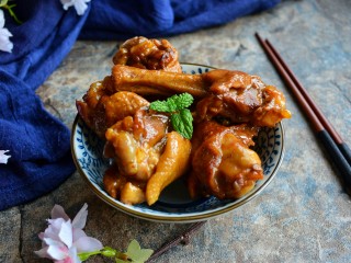 13、红烧鸭翅根,成品图