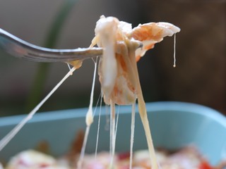 12、芝士焗年糕,拉丝特别棒