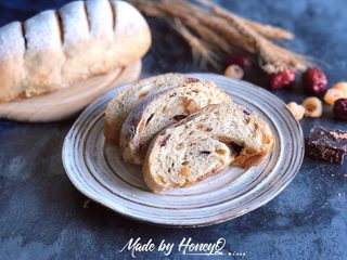 18、红糖红枣桂圆全麦软欧,放凉切片开吃吧～超好次～