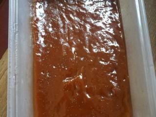 13、红糖姜汁软糖,蒸好后放晾,入冰箱冷藏1个小时左右