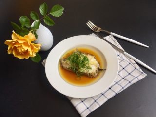 14、清蒸鳕鱼,成品