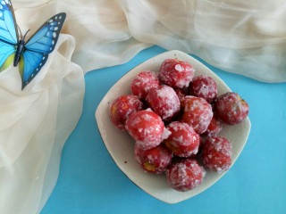 14、#山楂球#,雪花山楂球漂亮吧?