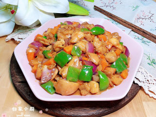 16、爆炒鸡胸肉,配上一碗米饭，好吃到停不下来哟！