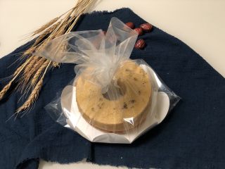 17、红枣红糖戚风,当凉以后可以打包起来哦～