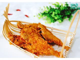 21、#咸味#酥炸片口鱼,成品一