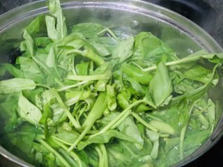 11、蒜蓉空心菜,放入空心菜