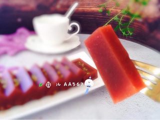 13、自制零添加山楂糕(破壁机),切块食用