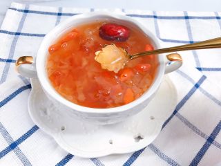 17、养颜羹,皂角米特写