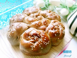 18、红茶花朵面包,十足茶香味，暖暖过寒冬