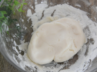 4、甜蜜红枣加糯米，超好吃的甜点，做法简单！,揉捏成团后，醒至10分钟