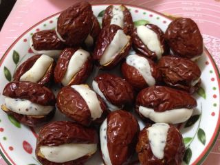 5、团团圆圆――桂香糯米枣,依次做完