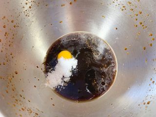 6、红糖发糕,加入泡打粉