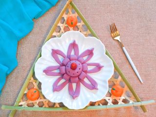 18、紫薯花馒头,美美哒！