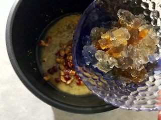 11、（食膳）养生粥系列の桃胶藜麦红枣红糖小米粥,加入桃胶