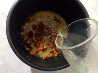 12、（食膳）养生粥系列の桃胶藜麦红枣红糖小米粥,加800-1000g饮用水