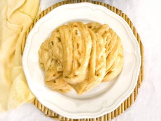 28、麦麸葱油花卷,美美的摆拍吧