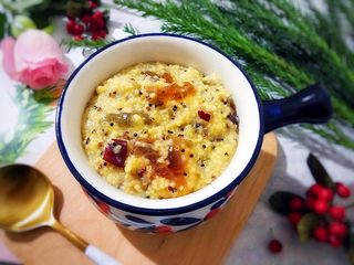 16、（食膳）养生粥系列の桃胶藜麦红枣红糖小米粥,非常有营养的一款养生粥
