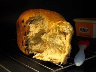 15、面包机版蔓越莓红糖面包,看看内部组织，还是挺满意的吧……