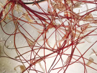 2、椒盐虾,减去虾须