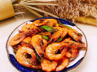12、椒盐虾,成品图