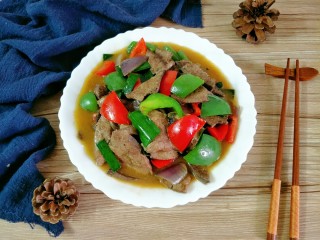 17、嫩炒猪肝,成品图