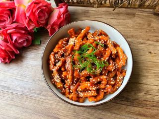 11、糖醋里脊肉,成品图二