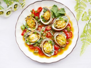 16、清蒸鲍鱼,成品。