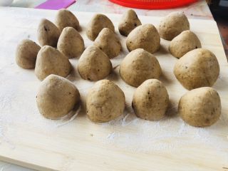 26、红枣红糖馒头,整形完成的面团✅