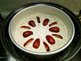 11、桂花松糕,入蒸锅大火蒸10分钟即可