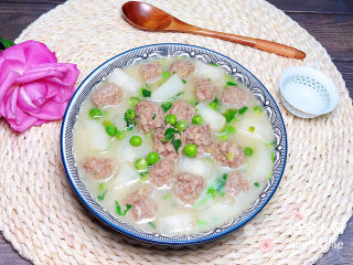 19、萝卜肉丸汤,冬天来一碗，赛人参哟！