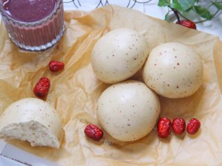 14、红枣红糖馒头,成品