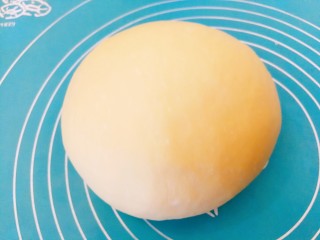 10、适合新手的一次性发酵酸奶小餐包,然后取出面团,稍微用手揉一下,滚圆