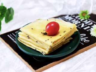 14、鹌鹑蛋全麦玉米面薄饼,香味馋哭邻居家的小孩。