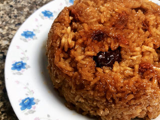 19、红枣红糖糯米饭➕甜美幸福心如蜜,糯米香甜软糯,还有红枣桂圆枸杞和芝麻粉,营养丰富。