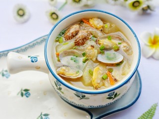 14、冬瓜花蛤汤,做法简单。