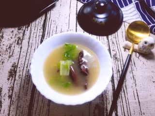 14、养生汤之 猪血浓汤,来一碗特写，暖暖的好喝