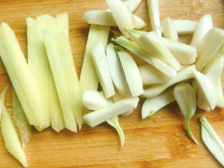 10、黑胡椒牛柳,生姜大蒜切丝