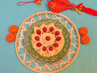 18、新年喜庆枣花馍,送你新年喜庆枣花馍，㊗️你吉祥如意！红红火火过大年！