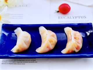 20、番茄虾仁鸡蛋水晶蒸饺,成品一